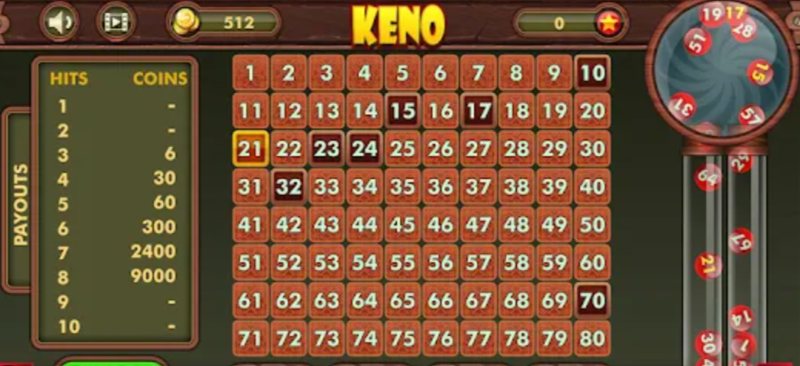 Keno 23win - Trò Chơi Mang Về Tỷ Lệ Thưởng Siêu Khủng 3 Giới thiệu Keno 23win